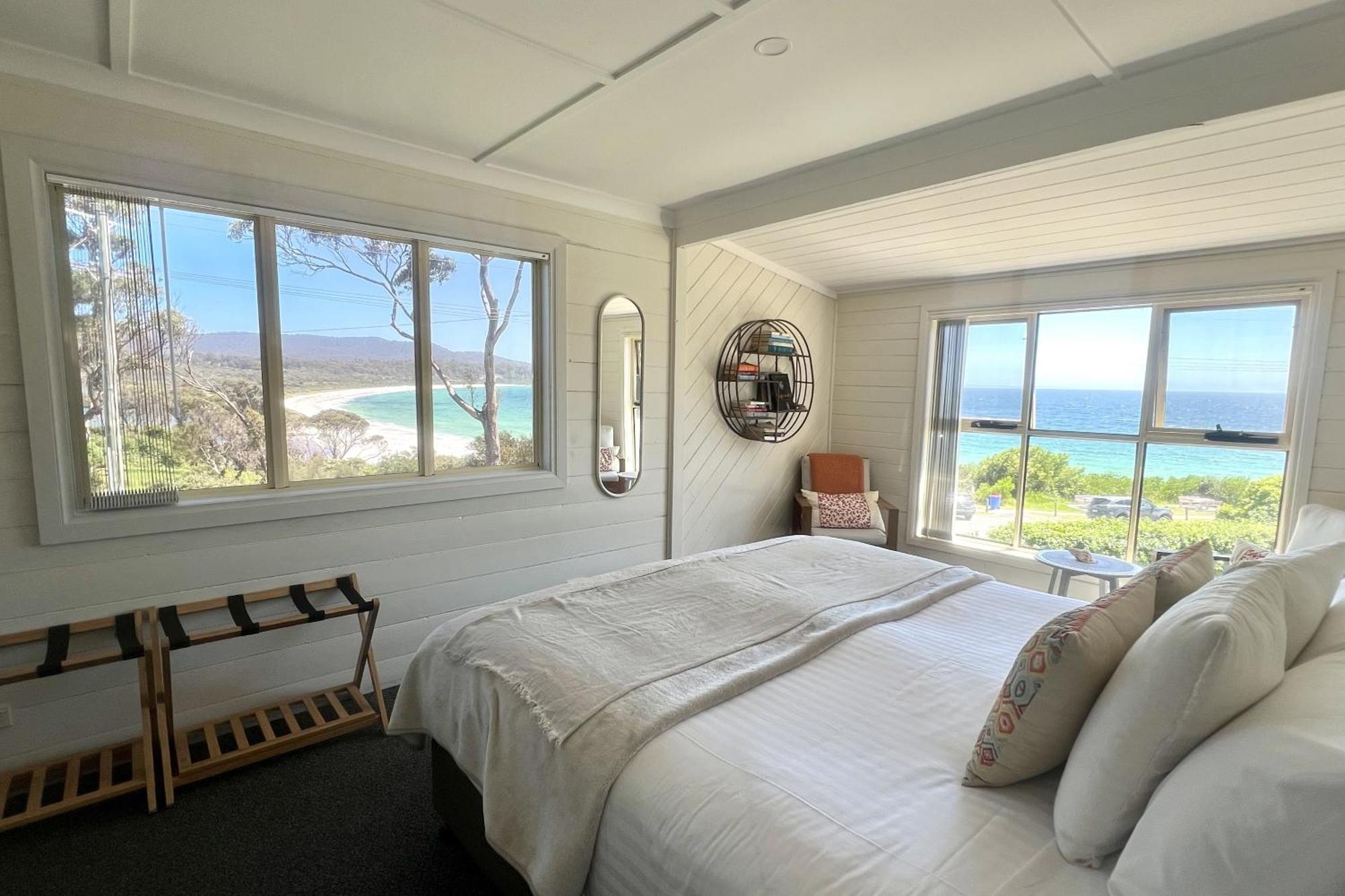 Binalong Beach Cottage Beachfront At Bay Of Fires Next To Restaurant Binalong Bay Ngoại thất bức ảnh